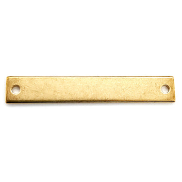 Brass Blank Horizontal Rectangle Pendant / SBB0214-does brass jewelry tarnish- brass jewelry tarnish- is brass jewelry good- kendra scott large antique brass jewelry box- cleaning brass jewelry