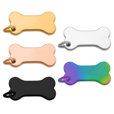 Wholesale Stainless Steel Dog Bone Pendant Charm Stamping Engraving