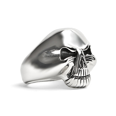 Polished Skull Stainless Steel Ring / SCR2010