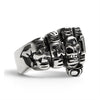 Stainless Steel Biker Rings Fist Ring / SCR2216