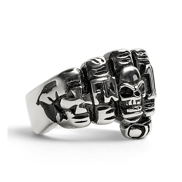 Stainless Steel Biker Rings Fist Ring / SCR2216