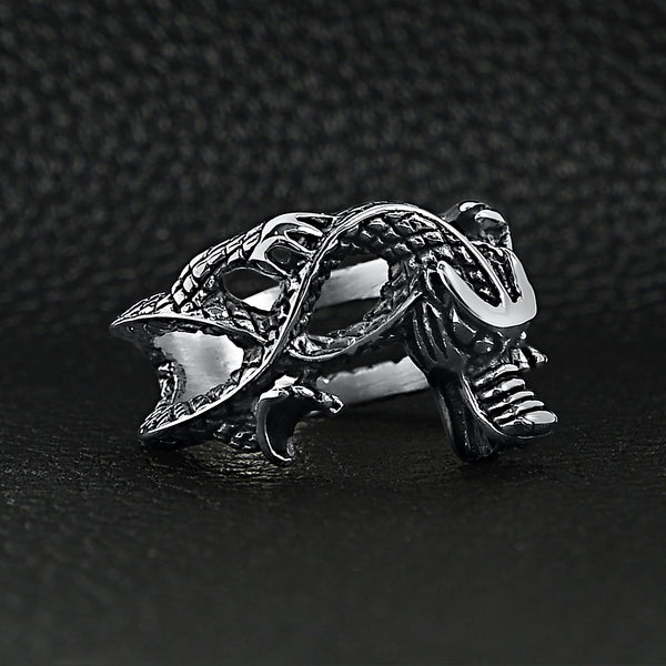 Vintage dragon 925 Sterling Silver Small Dark Dragon Ring,Adjustable  Handmade Jewelry, Gift Yourself10.5 | Dragon jewelry rings, Dragon jewelry, Dragon  ring