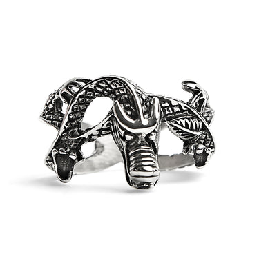 Edelstahl Eastern Dragon Ring/SCR2222