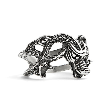 Edelstahl Eastern Dragon Ring/SCR2222