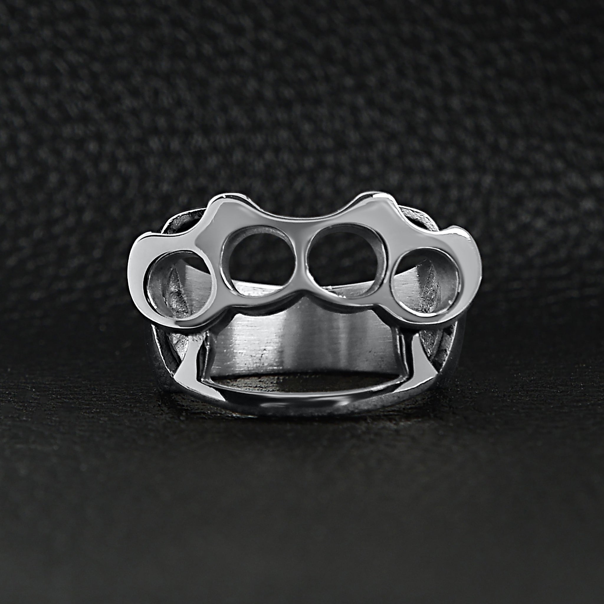 Knule Rings Stainless Steel Brass Knuckles Polished Ring Scr3057 – Wholesale ...