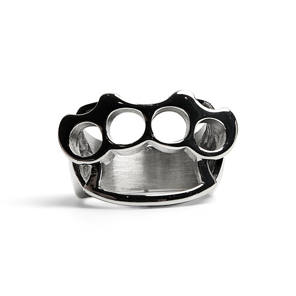Knuckle Duster Brass Knuckle Stainless Earrings in Your Choice of Plated  Black or Polished Stainless -  Canada