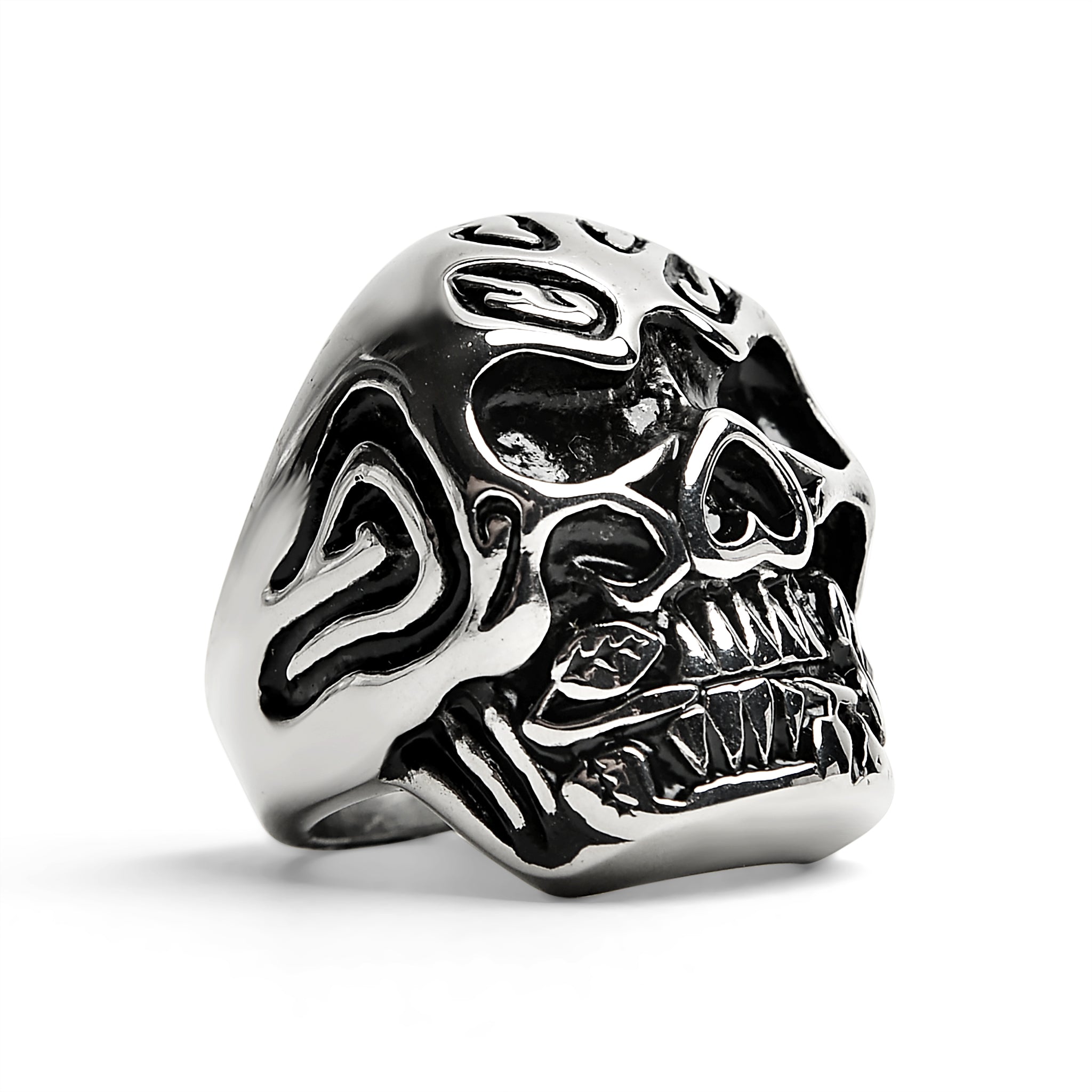 Skull and Roses Ring at Rs 7000/piece | Skull Rings in Surat | ID:  26427681212