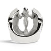 Stainless Steel Large Nude Angel Ring / SCR4004