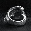 Large Detailed Fox Stainless Steel Ring / SCR4006