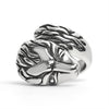 Large Detailed Fox Stainless Steel Ring / SCR4006