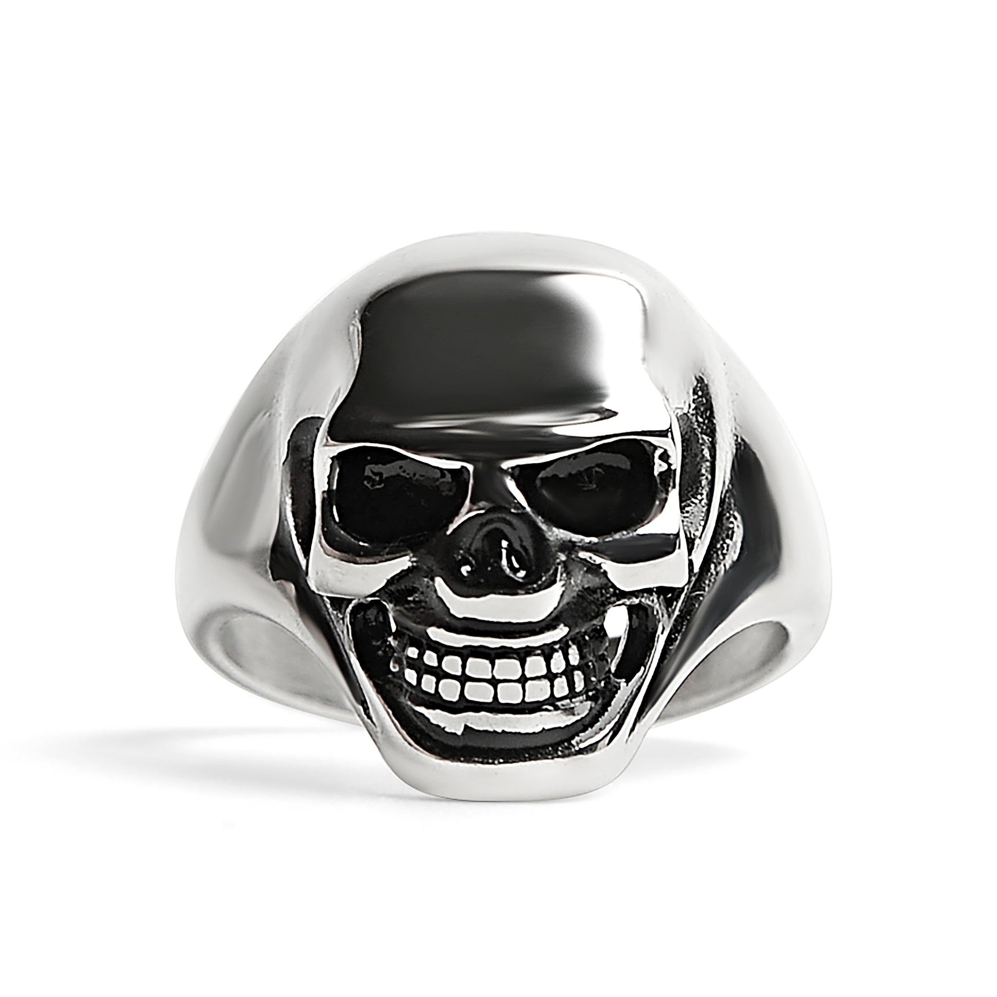 Stainless Steel Women's Skull Ring / SCR4041