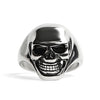 Stainless Steel Skull Women's Ring / SCR4041