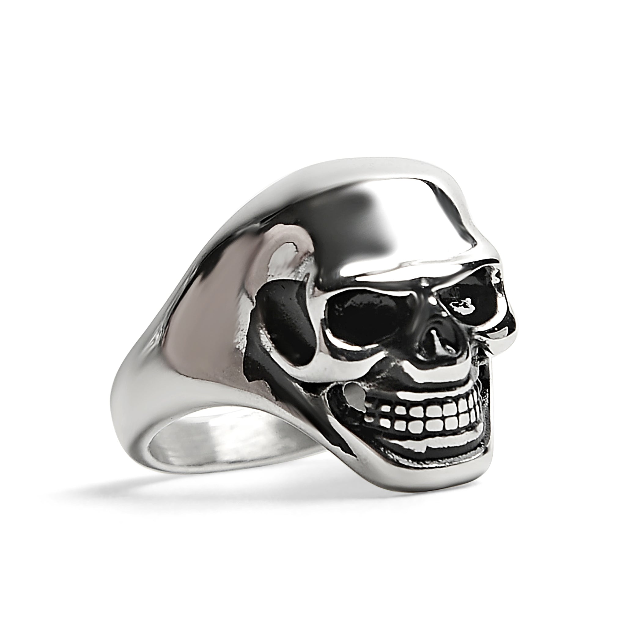 Stainless Steel Women's Skull Ring / SCR4041