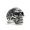 Detailed Skull Stainless Steel Ring / SCR4051
