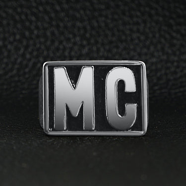 Mcc Silver Rings Motorcycle Club Mc Insignia Stainless Steel Ring Scr4055 – Wholesale ...