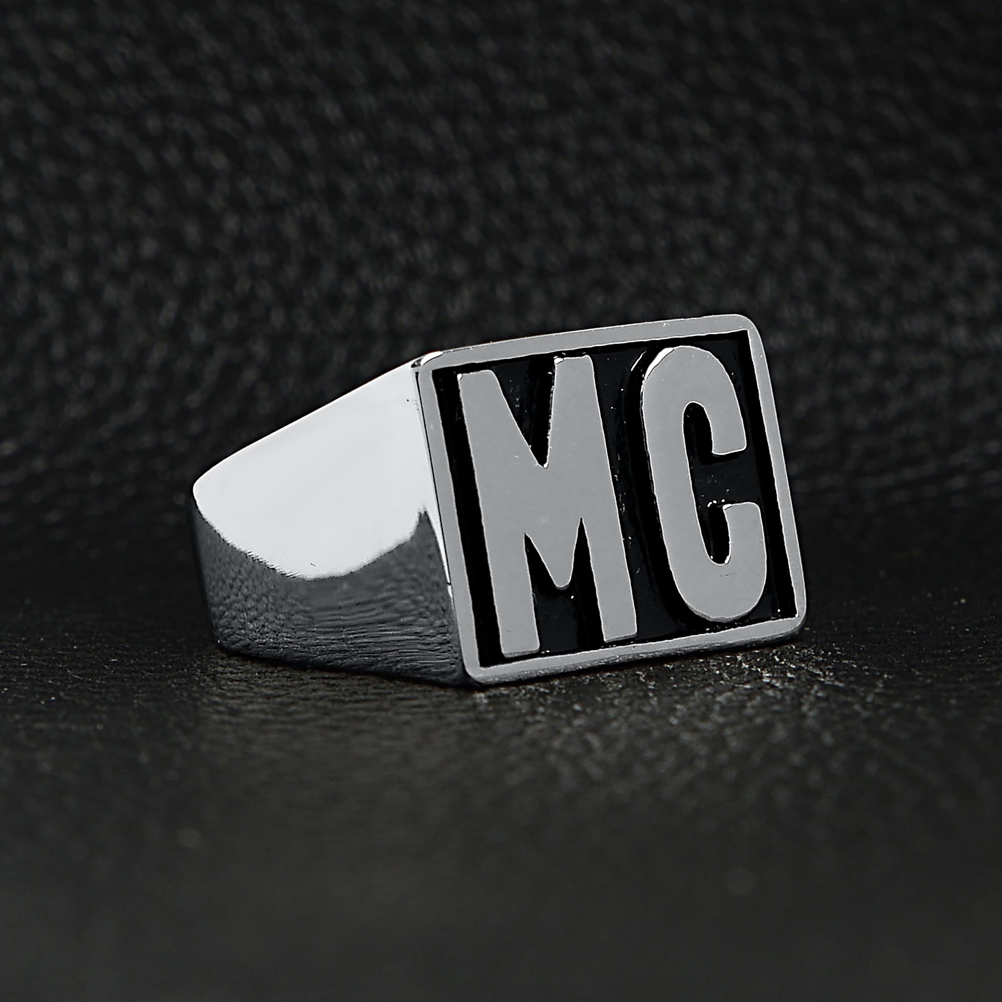 Mcc Silver Rings Motorcycle Club Mc Insignia Stainless Steel Ring Scr4055 – Wholesale ...