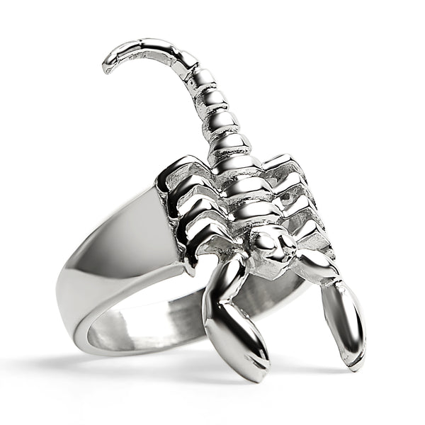Stainless Steel Scorpion Ring / SCR4058