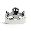 Stainless Steel Pirate Jolly Roger Skull With Crossed Swords Ring / SCR4095