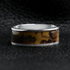 Camo Center Stainless Steel Ring / SCR4096
