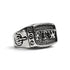 Stainless Steel "FTW" Middle Finger Signet Ring / SCR4098