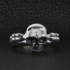 Stainless Steel Skull And Bones Women's Ring / SCR4099-stainless steel jewelry cleaner- gold stainless steel jewelry- stainless steel jewelries- stainless steel jewelry mens- stainless steel good for jewelry