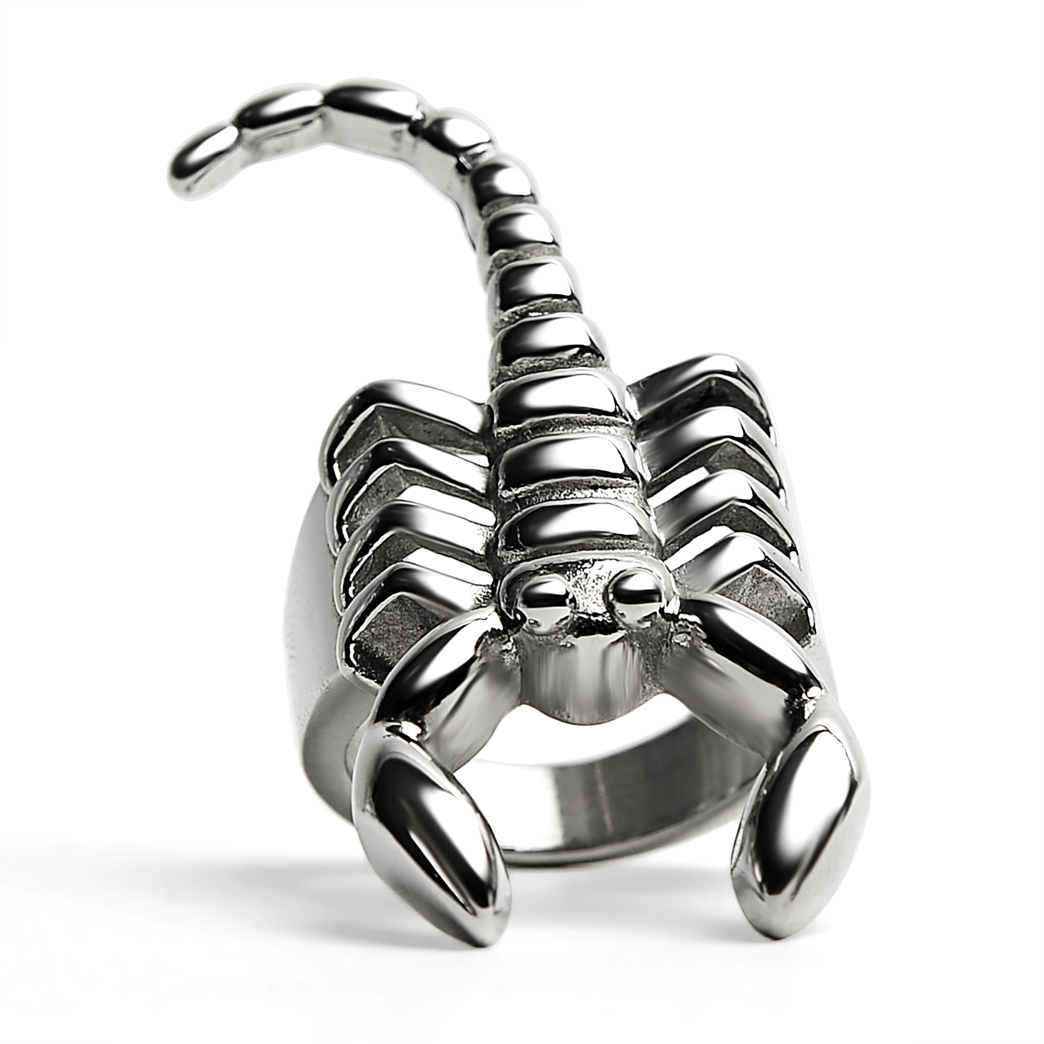 Stainless Steel Scorpion Men's Ring / SCR4100