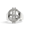 Stainless Steel Money Sign Women's Ring / SCR4114