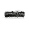 Highly Polished Stainless Steel Lord's Prayer Spinner Center Ring