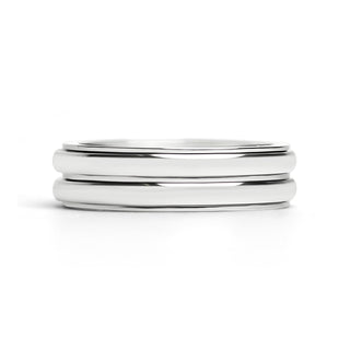 Highly Polished Stainless Steel Grooved Spinner Center Ring