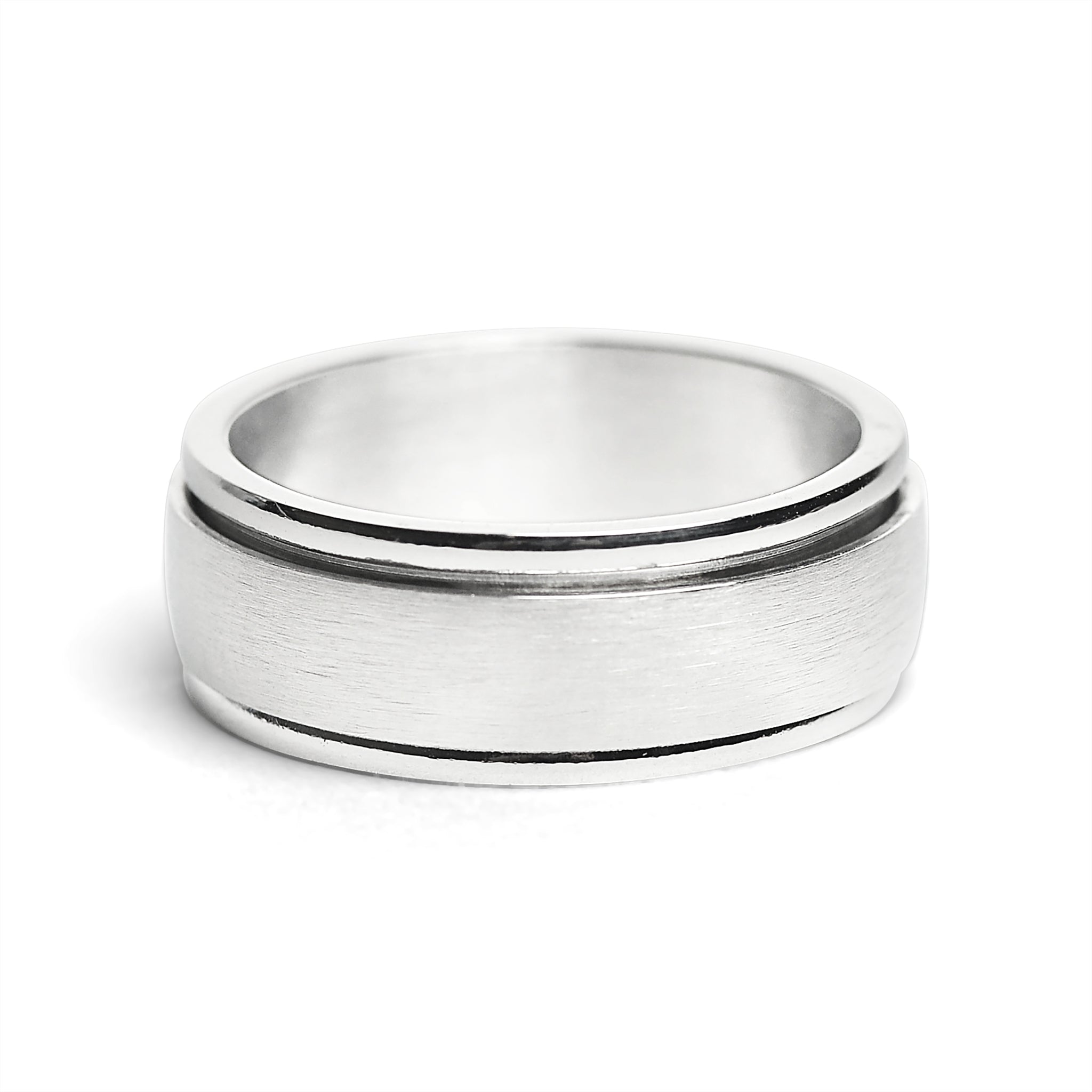 Brushed Stainless Steel Spinner Center Ring