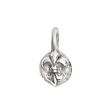 Sterling Silver Fleur de Lis Pendant / SSP0109-sterling silver pendant- .925 sterling silver pendant- Black Friday Gift- silver pendant- necklace pendant