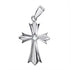 Sterling Silver Cross with CZ Center Pendant / SSP0128-Handmade Silver Necklace- Hypoallergenic Jewelry- Charm Pendent- Handmade Pendant- Gift Pendent