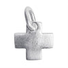 Sterling silver Greek Cross pendant.