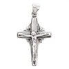 Sterling Silver Crucifix Cross Pendant / SSP0141-sterling silver pendant- .925 sterling silver pendant- Black Friday Gift- silver pendant- necklace pendant