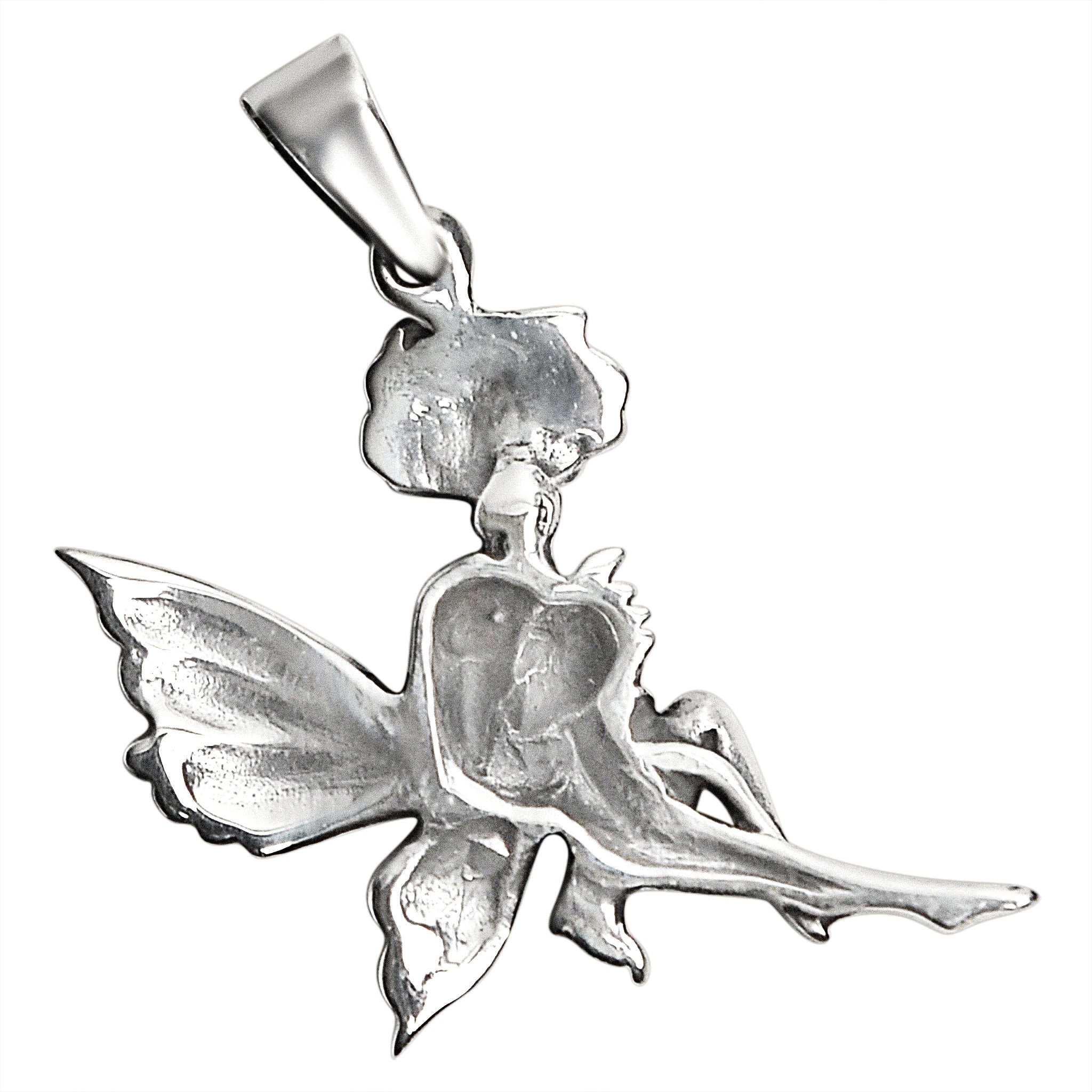 4 Sterling Silver Fairy Charms, 925 Silver Fairy Charms, Angel