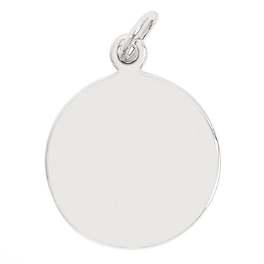 Sterling silver "First Holy Communion" pendant, back view.