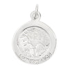 Sterling Silver "Confirmation" Pendant / SSP0175-Black Friday Gift- silver pendant- necklace pendant- Silver Cross Pendant- Bridesmaid Gift