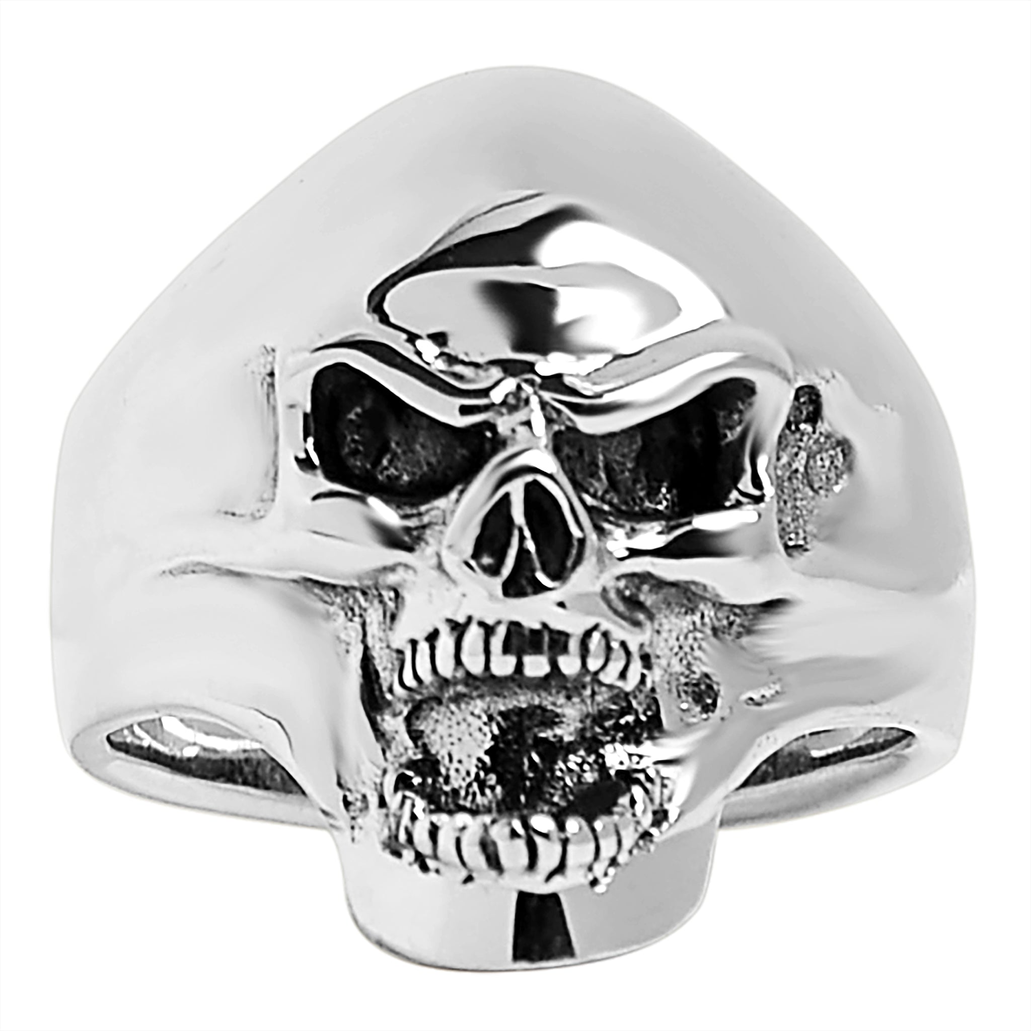 Sterling Silver Screaming Skull Ring / SSR0011-sterling silver pendant- .925 sterling silver pendant- Black Friday Gift- silver pendant- necklace pendant