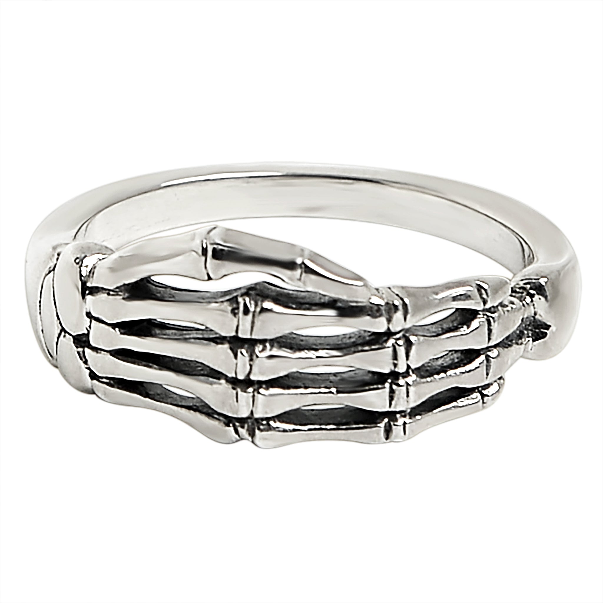 Skeleton Hand Ring – Super Silver