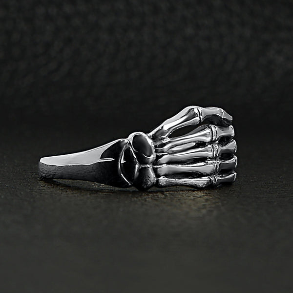 Fashion Skeleton Hand Bracelet Alloy Exaggerated With Rings Gothic Skull  Black @ Best Price Online | Jumia Kenya