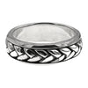 Sterling Silver Braided Rope Spinner Ring / SSR0059