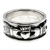 Sterling Silver Celtic Claddagh Ring / SSR0083