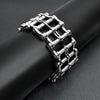 Stainless Steel Heavy Double Bike Chain Bracelet / WCB1011