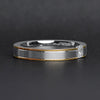 CZ Stone With Highly Polished Gold Stainless Steel Ring / ZRJ2320