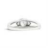 Polished Stainless Steel Cutout CZ Ring / ZRJ4140