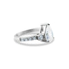 CZ Center With CZ Accents Stainless Steel Ring / ZRJ9013