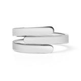 Stainless Steel Blank Engravable 3 Name Wrap Ring