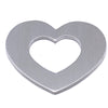 Blank Aluminum Cutout Heart / ALM0008-