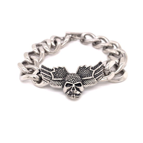 Rostfritt stålskallvingar armband / BCJ0155