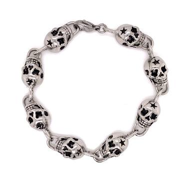 Bracelet de crâne en acier inoxydable/BCJ2006